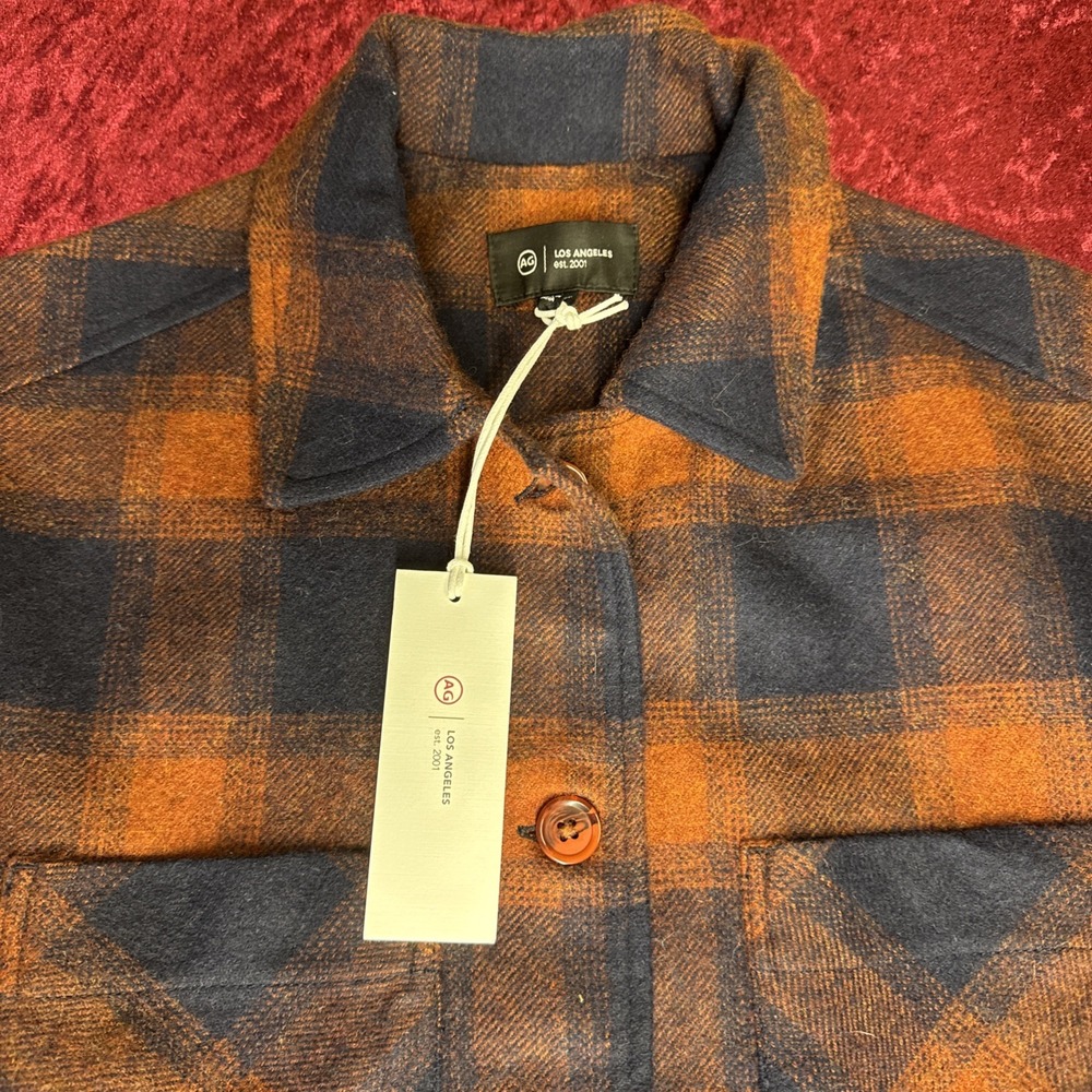 AG Adriano‎ Goldschmied Men's Barn Coat Size XS Chore Jacket Buttonup Pockets - Picture 2 of 12